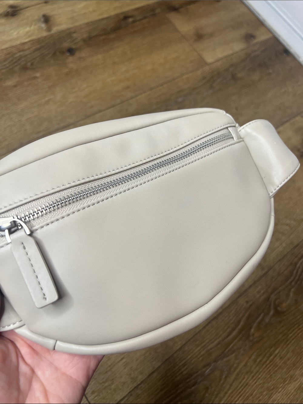Monos Beige Faux Leather Sling Bag - Picture 4 of 7